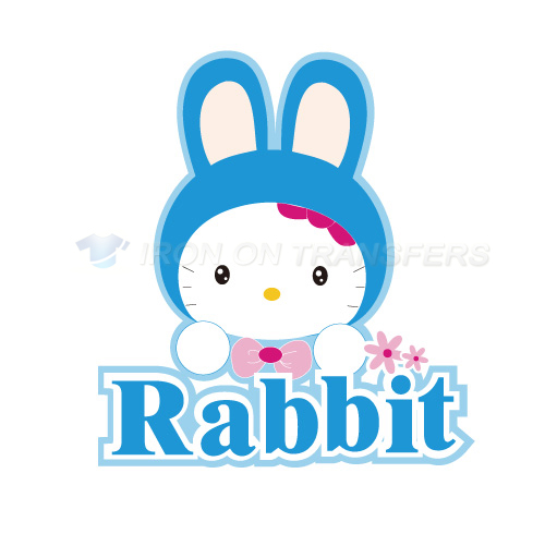 Rabbit Iron-on Stickers (Heat Transfers)NO.8949